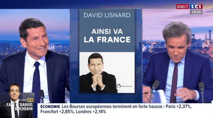 "Je suis libéral, mais j’étais un monsieur Jourdain du libéralisme" : David Lisnard était l'invité de David Pujadas sur le plateau de LCI — illustration 1
