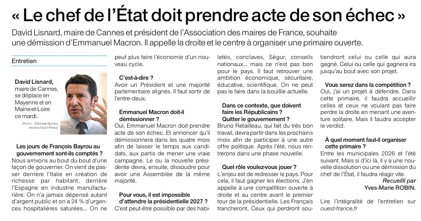 « Le chef de l’État doit prendre acte de son échec » — illustration 1