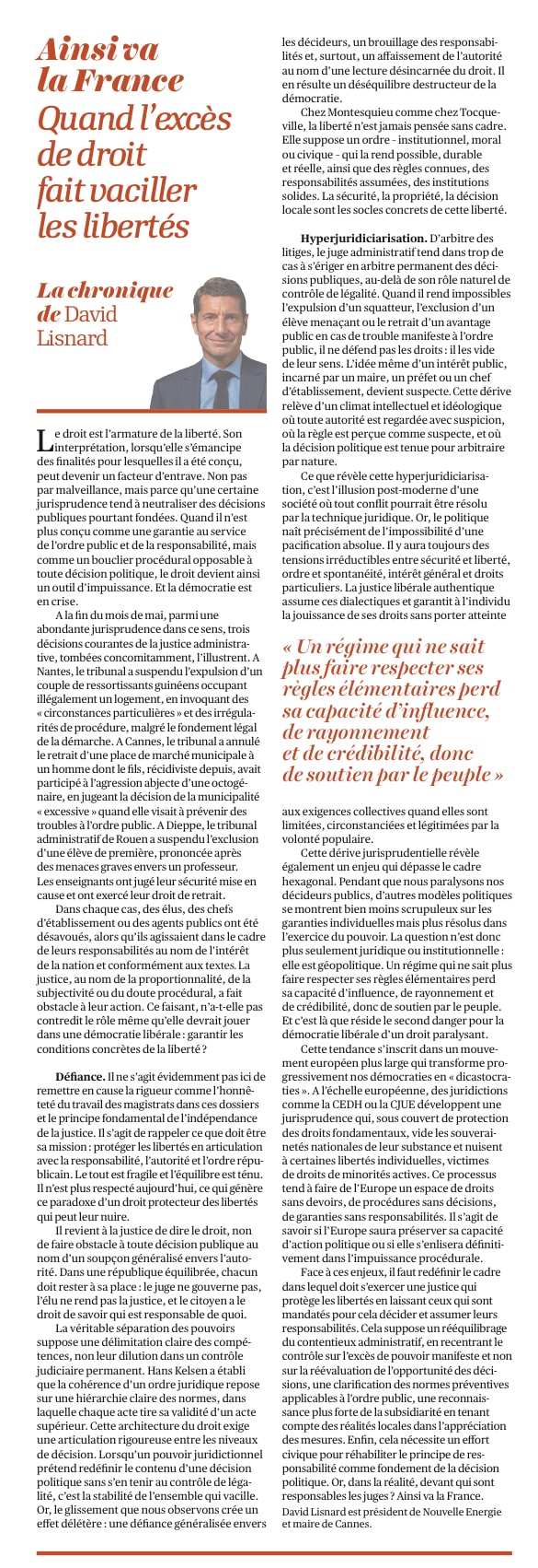 « Quand l’excès de droit fait vaciller les libertés » — illustration 1