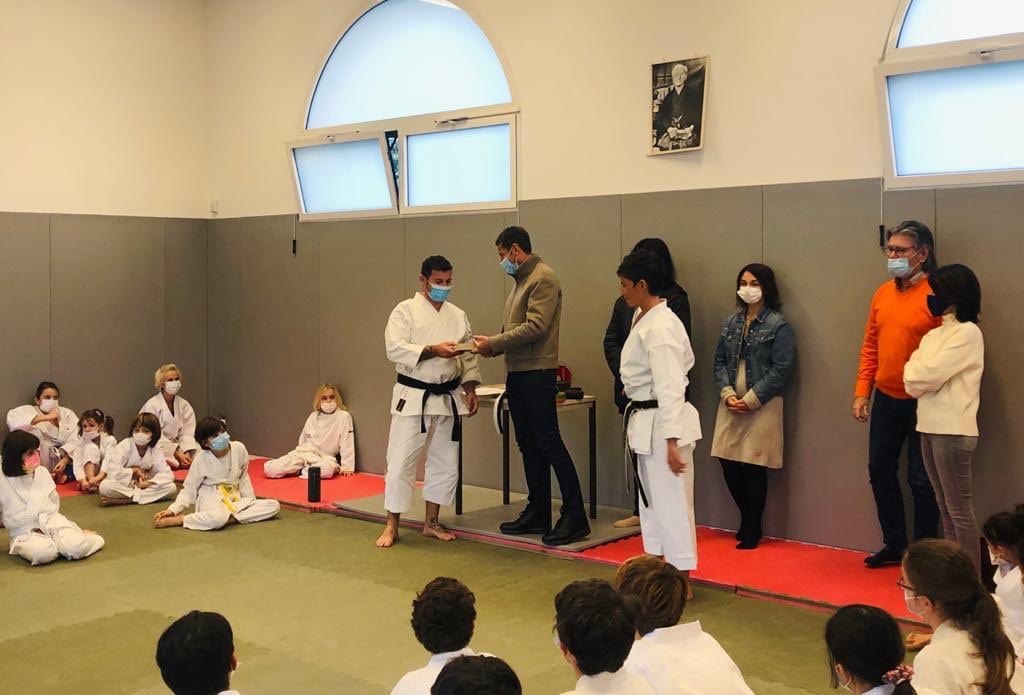 Remise des grades de l'AS Cannes Karaté