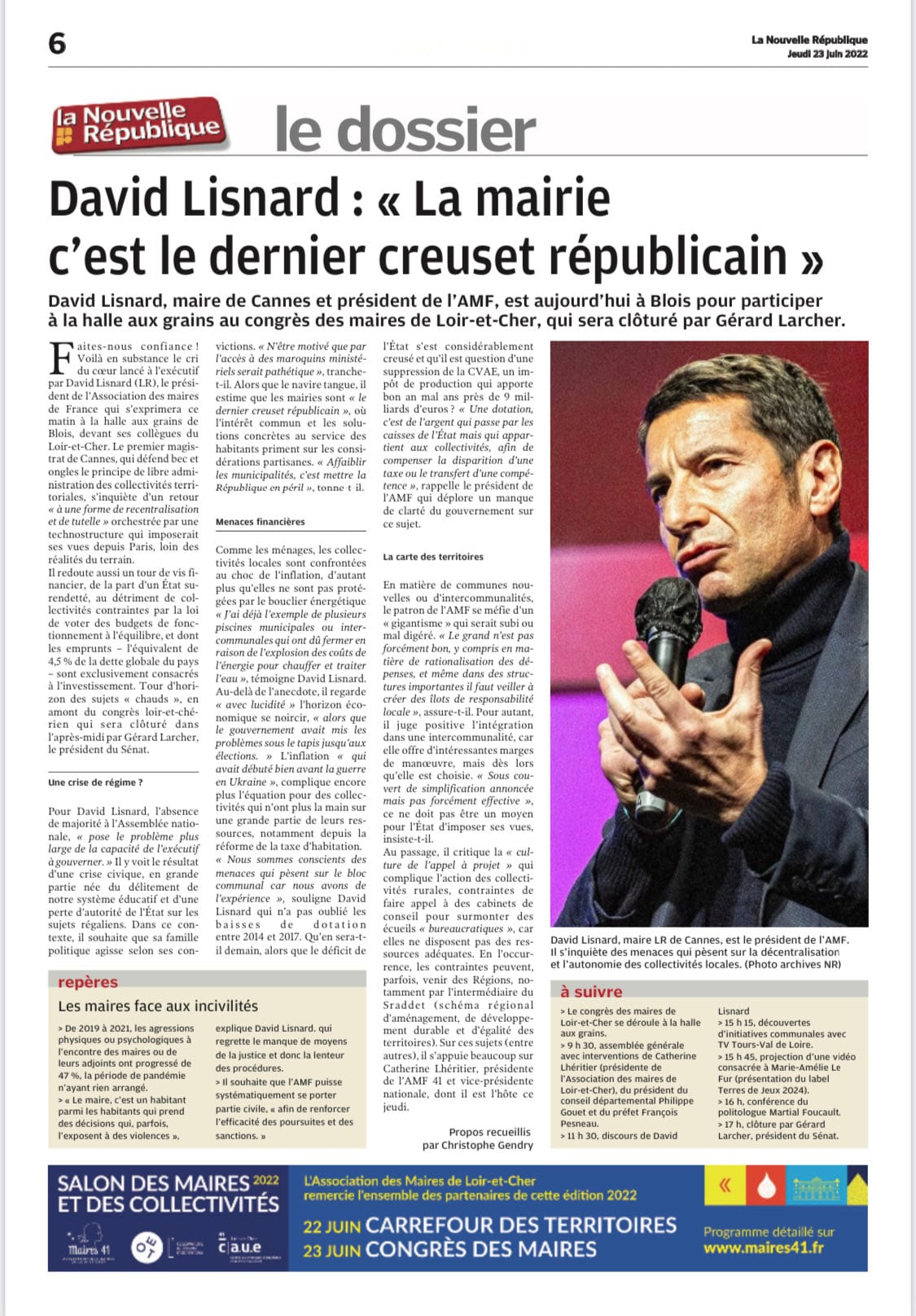 "La mairie c'est le dernier creuset républicain"