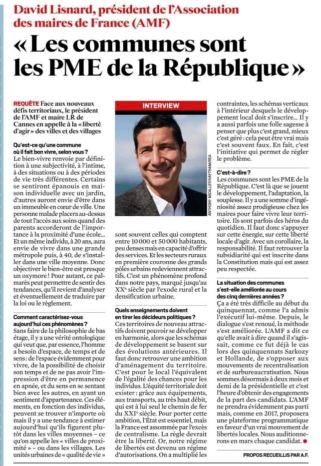 « Les communes sont les PME de la République »