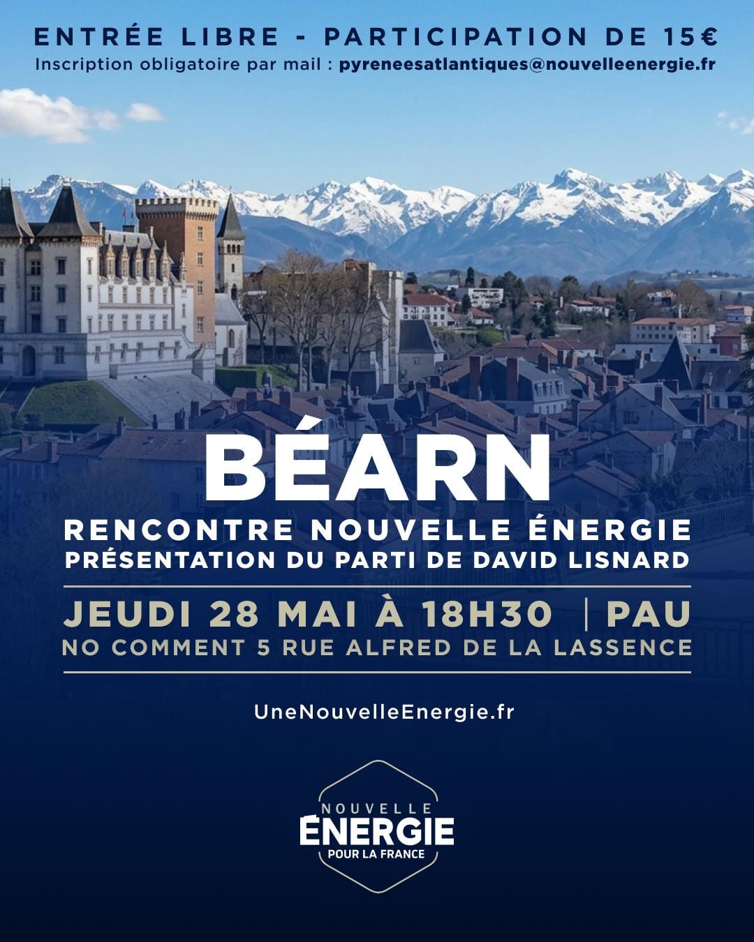 Illustration de l’événement : Rencontre Nouvelle Énergie Béarn avec Marie Bouyrelou