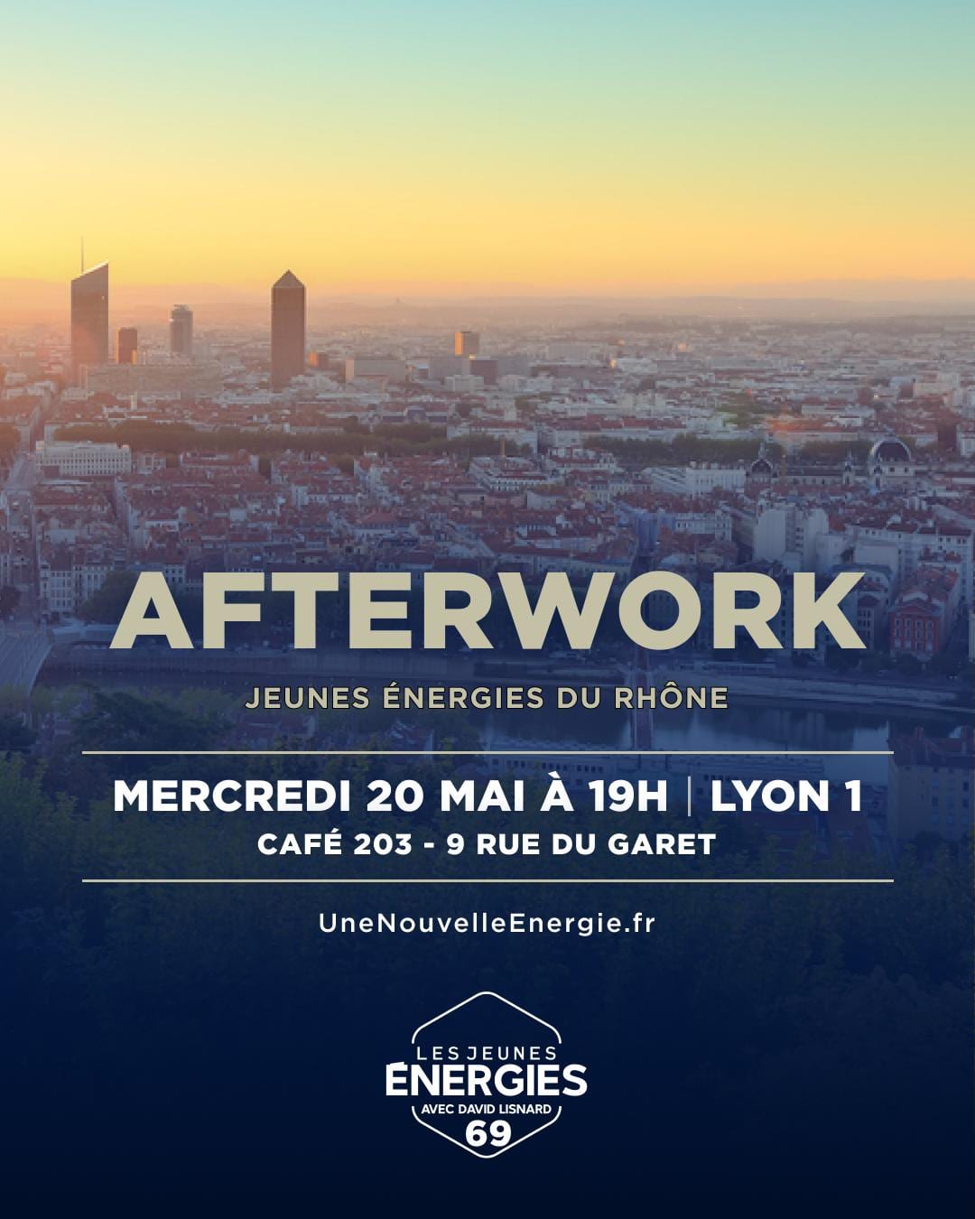 Illustration de l’événement : Afterwork Jeunes Énergies du Rhône
