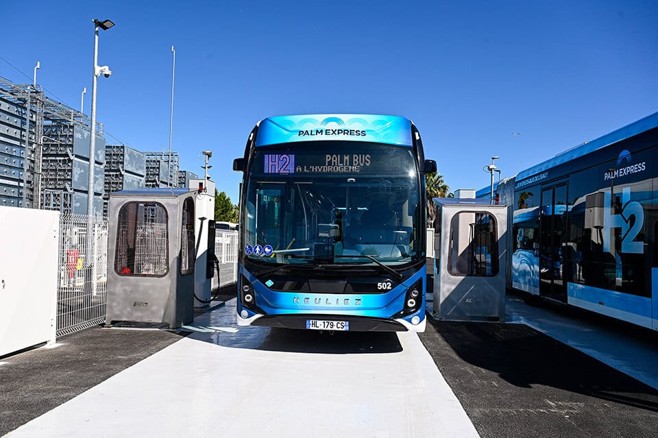 Bus à hydrogène à Cannes : une première en France
