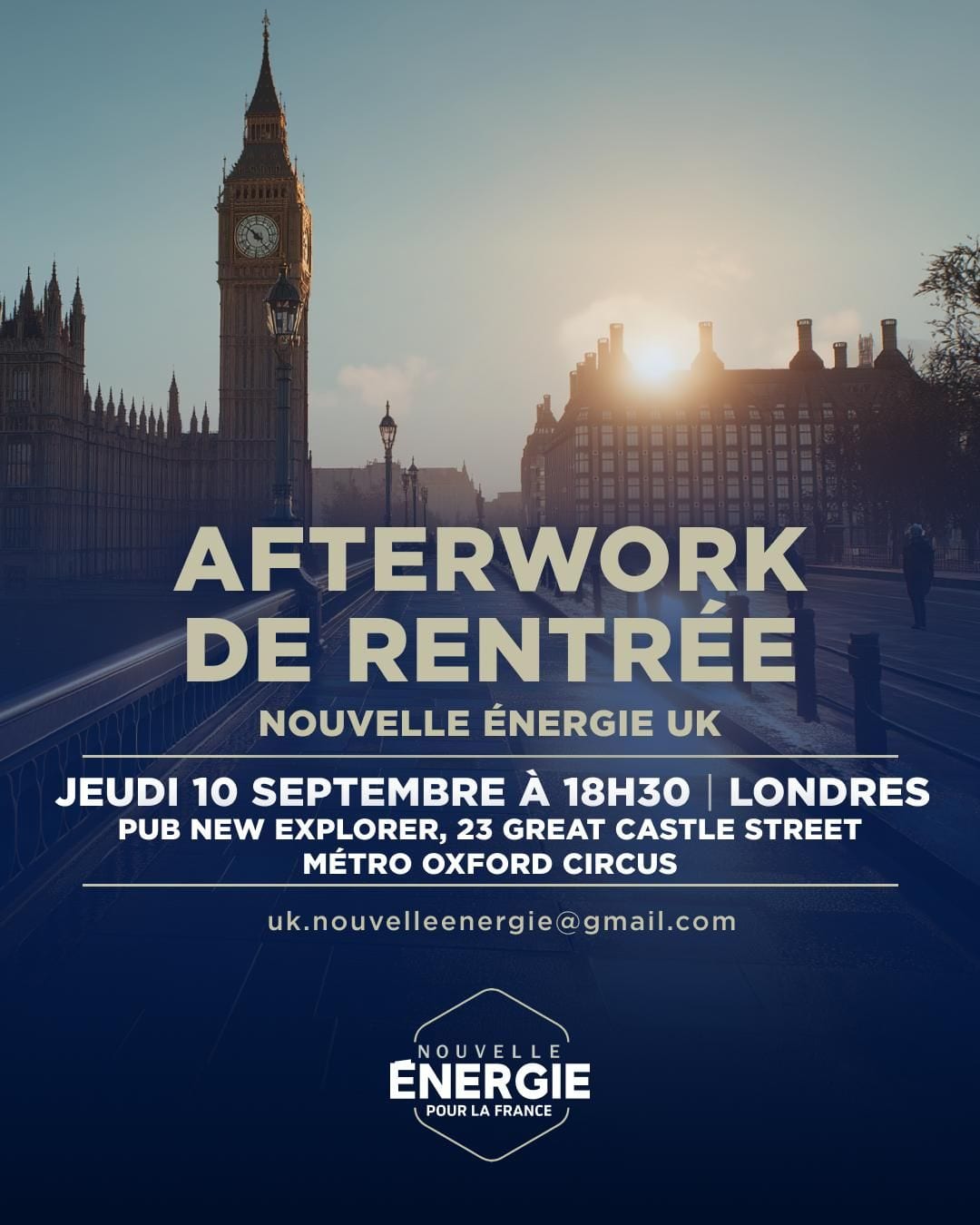 Illustration de l’événement : AFTERWORK DE RENTRÉE NE UK